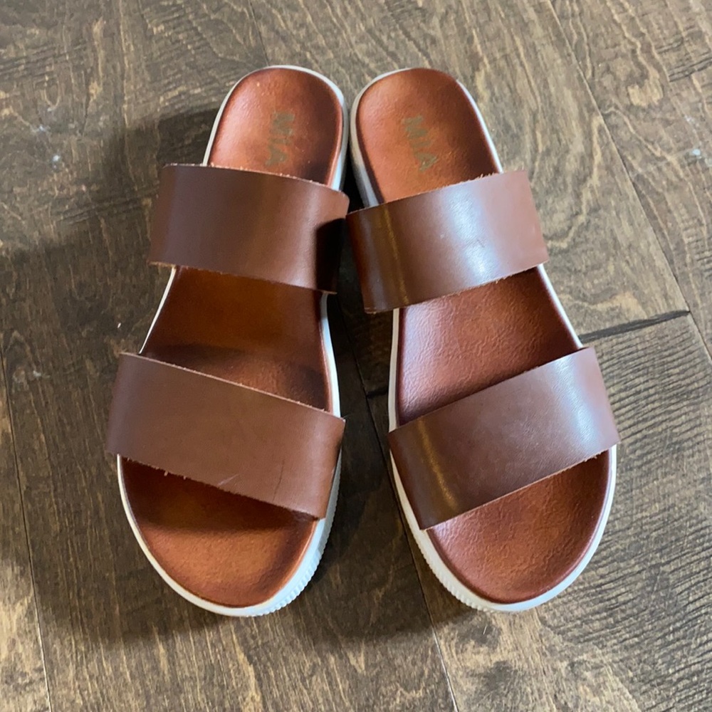 MIA double strap sandals